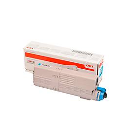 Original Oki Toner 46490607, Einzelpack, cyan