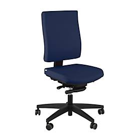 Original Steifensand Bürostuhl CETO CT1310, Synchronmechanik, ohne Armlehnen, Lordosenstütze, dunkelblau