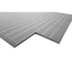 Orthomat® Arbeitsplatzmatte Ribbed, grau, 900 x 1500 mm