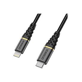 Image of OtterBox Premium - - Lightning-Kabel - Lightning männlich bis USB-C männlich - 2 m - Glamour Black - für Apple iPad/iPhone/iPod (Lightning)