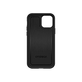 Image of OtterBox Symmetry Series - ProPack Packaging - hintere Abdeckung für Mobiltelefon - Polycarbonat, Kunstfaser - Schwarz - für Apple iPhone 12, 12 Pro