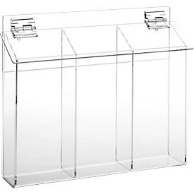 Outdoor-Prospekthalter, für 3 x DIN lang