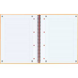 Oxford Notizbuch International, DIN A4, liniert, 80g/m², 80 Blatt, 5 Stück