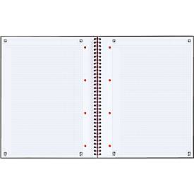 Oxford Notizbuch International, DIN A5, kariert, 80g/m², 80 Blatt, 5 Stück