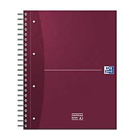 Oxford Office-Notizbuch European Book, DIN A4+, kariert, Hardcover, 5 Stück