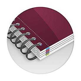 Oxford Office-Notizbuch European Book, DIN A4+, kariert, Hardcover, 5 Stück