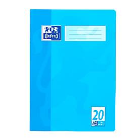 Oxford Schulhefte, DIN A4, Lineatur 20 blanko, 15 Stück à 16 Blatt, Optik Paper®