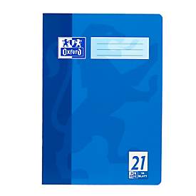 Oxford Schulhefte, DIN A4, Lineatur 21 liniert ohne Rand, 15 Stück à 16 Blatt, Optik Paper®