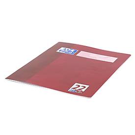 Oxford Schulhefte, DIN A4, Lineatur 22 kariert ohne Rand, 15 Stück à 16 Blatt, Optik Paper®