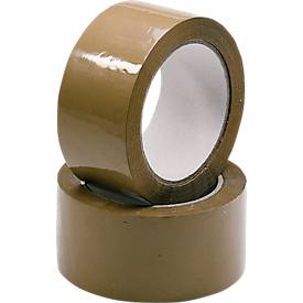 Packband Nopi® Classic 4042, Gesamtstärke 52 μ, L 66 m x B 50 mm, Rollen-∅ 76 mm, Polypropylen-Folie, braun, 36 Rollen
