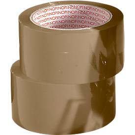 Packband Nopi® Classic 4042, Gesamtstärke 52 μ, L 66 m x B 50 mm, Rollen-∅ 76 mm, Polypropylen-Folie, transparent, 12 Rollen
