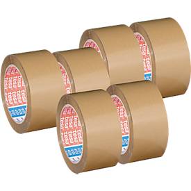 Packband tesapack® ultra strong 4124, L 66 m x B 50 mm, 6 Rollen, braun