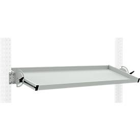 Packpool Ablagekonsole, neigbar, Nutztiefe 345 mm, Tragkraft 35 kg, Breite 1750 mm