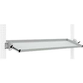 Packpool Ablagekonsole, neigbar, Nutztiefe 345 mm, Tragkraft 35 kg, Breite 2000 mm