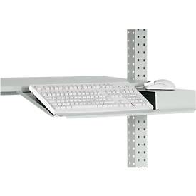 Packpool Tastatur-Träger, mit Mousefläche, vorne abgekantet, B 690 mm