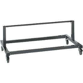 Packpool Untertisch-Abrolleinheit, für Tischbreite 1500 mm, Rollenbreite 930 mm, Stahl, anthrazit