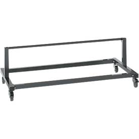 Packpool Untertisch-Abrolleinheit, für Tischbreite 1750 mm, Rollenbreite 1180 mm, Stahl, anthrazit