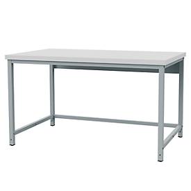 Packtisch Bedrunka+Hirth Basic, Grundtisch, bis 300 kg, MDF-HPL-Arbeitsplatte, B 2000 x T 750 x H 859 mm