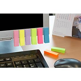 Page Marker Info Note, 10 x 100 Haftnotizen in unterschiedlichen Farben, B 50 x H 15 mm