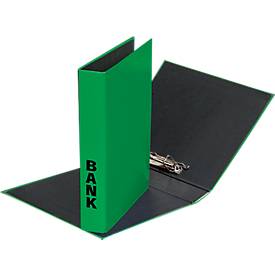 PAGNA Bankordner, PP Karton, Rückenbreite 52 mm,  DIN A4, grün