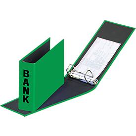 PAGNA Bankordner, PP Karton, Rückenbreite 52 mm, DIN A6 quer, grün