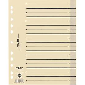 PAGNA Easy Rip Trennblätter, DIN A4-Format, Linienaufdruck, 10 Stück, schwarz
