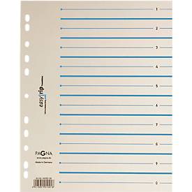 PAGNA Easy Rip Trennblätter, DIN A4-Format, Linienaufdruck, 100 Stück, blau
