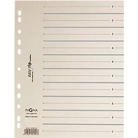 PAGNA Easy Rip Trennblätter, DIN A4-Format, Linienaufdruck, 100 Stück, grau