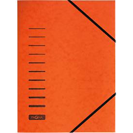 PAGNA Eckspannmappe, DIN A4, Gummizugverschluss, orange