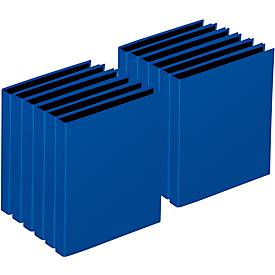 PAGNA Ringbuch, 2er-Mechanik, DIN A4, Rückenbreite 35 mm, 12 Stück, blau