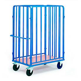 Paketwagen mit Längswänden, 1 Rückwand und 1 Vorderwand , 1200 x 740 mm