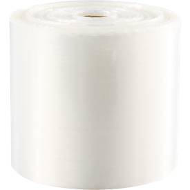 Paletten-Dehnband, Stärke 40 μm, wiederverwendbar, L 1200 x B 100 mm, Kunststoff, transparent, 100 Stück in Spenderbox