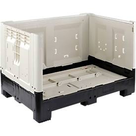 Palettenbox mit Füßen, klappbar, 565 Liter
