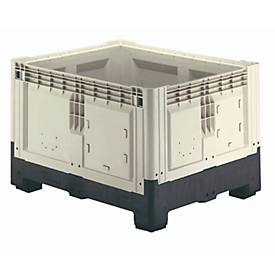 Image of Palettenbox mit Füßen, klappbar, 905 Liter