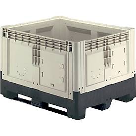 Image of Palettenboxen mit Kufen, klappbar, 905 Liter