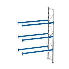 Palettenregal PR 600, Anbaufeld, H 4700 mm, max. 800 kg, 3 Traversen