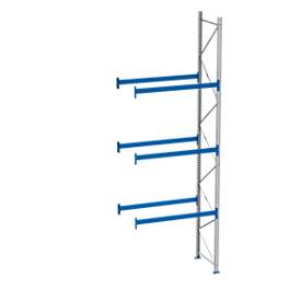 Palettenregal PR 600, Anbaufeld, H 5800 mm, max. 800 kg, 3 Traversen