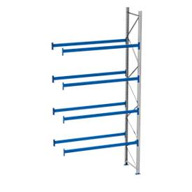 Palettenregal PR 600, Anbaufeld, H 5800 mm, max. 800 kg, 4 Traversen