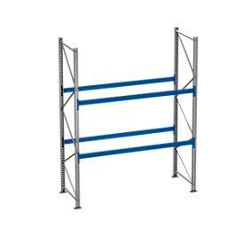 Palettenregal PR 600, Grundfeld, H 3600 mm, max. 1000 kg, 2 Traversen