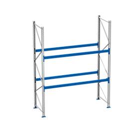 Palettenregal PR 600, Grundfeld, H 3600 mm, max. 800 kg, 2 Traversen