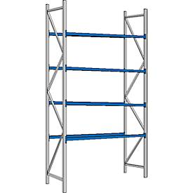 Palettenregal PR 600, Grundfeld, H 5800 mm, max. 1000 kg, 4 Traversen