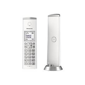 Panasonic KX-TGK220 - Schnurlostelefon - Anrufbeantworter mit Rufnummernanzeige - DECTGAP - dreiweg Anruffunktion - weiß