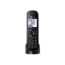 Panasonic KX-TGQ200 - Schnurloses Digitaltelefon - DECTGAP - dreiweg Anruffunktion - Schwarz