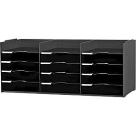 PAPERFLOW Sortierstation, DIN A4+, Polystyrol, schwarz