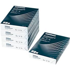 Papier copieur Professional - A4 - 80 g/m² - extra blanc – 2 cartons = 10 x 500 feuilles – notre marque Schäfer Shop Genius