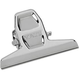 Papier-Klemmer MAULpro, Klemmweite 12 mm, B55 mm, Stahl, 10 Stk.