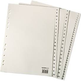 Papier-Register A4, einzeln, DIN A4 1-31, hellchamois