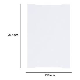 Papiereinlagen für Türschild Topas, DIN A4, B 210 x H 297 mm, 5 Stück