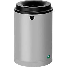 Papierkorb, 15 Liter, silber