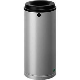Papierkorb, 24 Liter, silber